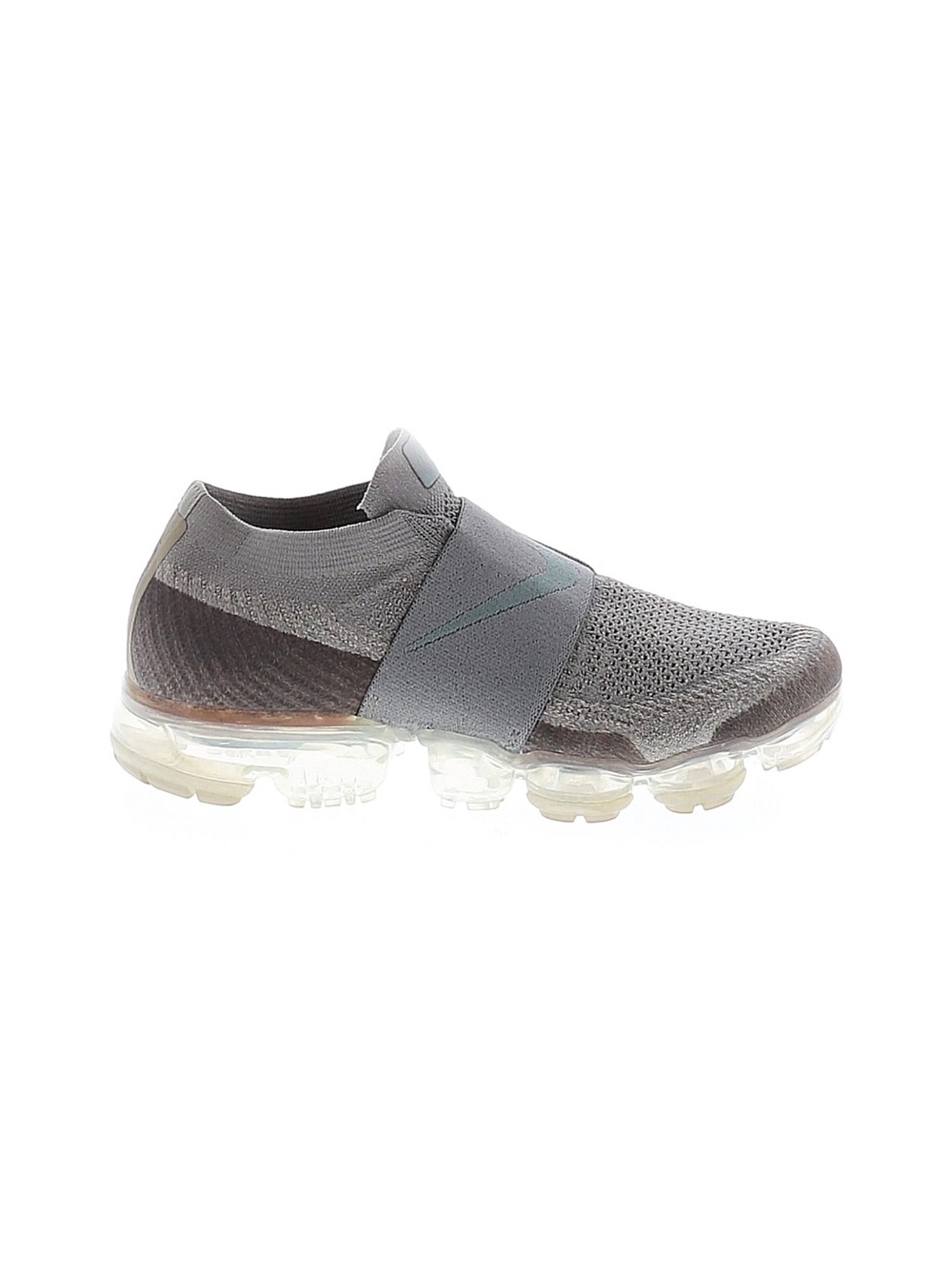Nike women’s Air VaporMax Flyinit Moc Dark Stucco slip -On VaporMax Knit Sneaker